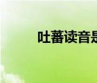 吐蕃讀音是什么意思（吐蕃讀音）