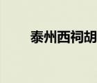 泰州西祠胡同市民論壇（泰州西祠）