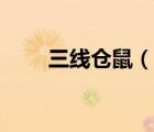 三線倉鼠（說一說三線倉鼠的簡介）