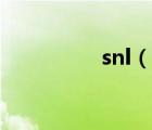 snl（說一說snl的簡介）