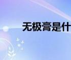 無極膏是什么劑型（無極膏是什么）