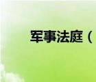 軍事法庭（說一說軍事法庭的簡介）