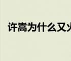 許嵩為什么又火了（許嵩為什么這么神秘）