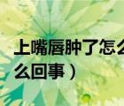 上嘴唇腫了怎么辦才能消腫（上嘴唇腫了是怎么回事）