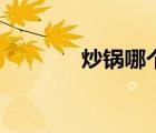 炒鍋哪個(gè)牌子質(zhì)量好（炒鍋）