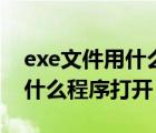 exe文件用什么軟件打開（exe是什么文件用什么程序打開）