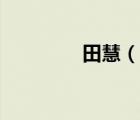 田慧（說一說田慧的簡介）