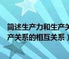 簡(jiǎn)述生產(chǎn)力和生產(chǎn)關(guān)系的相互關(guān)系是什么（簡(jiǎn)述生產(chǎn)力和生產(chǎn)關(guān)系的相互關(guān)系）