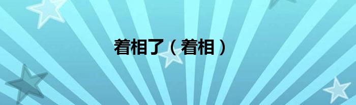 著相了（著相）