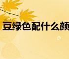 豆綠色配什么顏色好看（豆綠色是什么顏色）