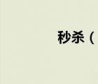 秒殺（說一說秒殺的簡介）