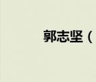 郭志堅(jiān)（說一說郭志堅(jiān)的簡介）