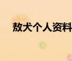 敖犬個(gè)人資料簡(jiǎn)介圖片（敖犬個(gè)人資料）