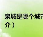 泉城是哪個(gè)城市（說(shuō)一說(shuō)泉城是哪個(gè)城市的簡(jiǎn)介）