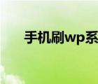 手機(jī)刷wp系統(tǒng)（wp系統(tǒng)能刷成安卓）