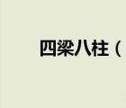 四梁八柱（說一說四梁八柱的簡介）