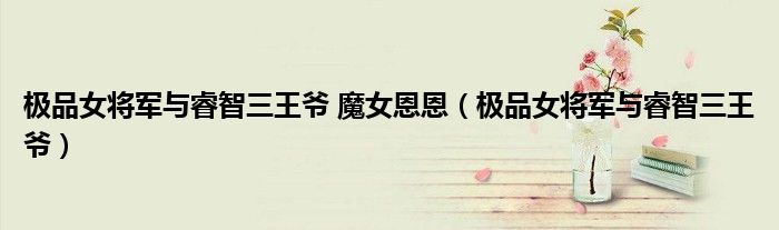 極品女將軍與睿智三王爺 魔女恩恩（極品女將軍與睿智三王爺）