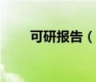 可研報(bào)告（說一說可研報(bào)告的簡(jiǎn)介）