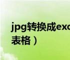 jpg轉(zhuǎn)換成excel表格軟件（jpg轉(zhuǎn)換成excel表格）