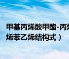 甲基丙烯酸甲酯-丙烯腈-丁二烯-苯乙烯共聚物（丙烯腈丁二烯苯乙烯結構式）