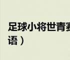 足球小將世青賽國語全集（足球小將世青賽國語）
