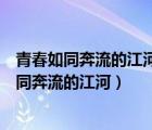 青春如同奔流的江河一去不回來不及道別是什么歌（青春如同奔流的江河）