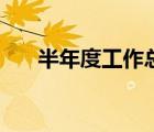 半年度工作總結(jié)會(huì)（半年度工作總結(jié)）