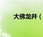 大佛龍井（說一說大佛龍井的簡介）