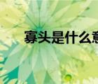 寡頭是什么意思呢（寡頭是什么意思）