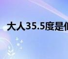 大人35.5度是低燒嗎（大人多少度算低燒）