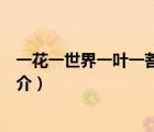 一花一世界一葉一菩提（說一說一花一世界一葉一菩提的簡介）