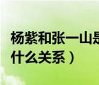 楊紫和張一山是什么關(guān)系嗎（楊紫和張一山是什么關(guān)系）