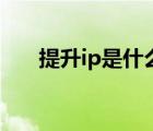 提升ip是什么意思（免費(fèi)提升ip流量）