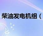 柴油發(fā)電機(jī)組（說一說柴油發(fā)電機(jī)組的簡介）