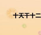 十天干十二地支（十二地支與時辰）
