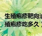 生殖皰疹靶向治療價(jià)格（鹽酸伐昔洛韋治療生殖皰疹吃多久）