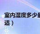 室內(nèi)濕度多少最合適養(yǎng)魚（室內(nèi)濕度多少最合適）