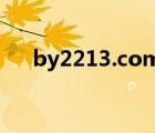 by2213.com進(jìn)入（2213是什么意思）