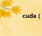 cuda（說一說cuda的簡介）