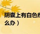 陰囊上有白色疙瘩是什么（陰囊有白色疙瘩怎么辦）