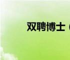 雙聘博士（雙聘院士是什么意思）