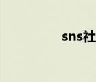 sns社區(qū)營銷（sns社區(qū)）