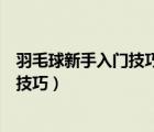 羽毛球新手入門技巧（我是初學(xué)者怎樣快速了解羽毛球?qū)崙?zhàn)技巧）
