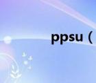 ppsu（說一說ppsu的簡介）