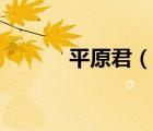 平原君（說(shuō)一說(shuō)平原君的簡(jiǎn)介）
