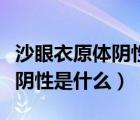 沙眼衣原體陰性是什么意思女性（沙眼衣原體陰性是什么）