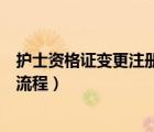 護士資格證變更注冊需要哪些手續(xù)（護士資格證注冊證變更流程）