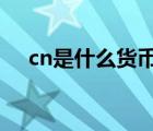 cn是什么貨幣的縮寫（cny是什么貨幣）