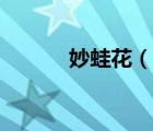 妙蛙花（說一說妙蛙花的簡介）