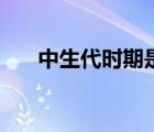 中生代時(shí)期是在哪一年（中生代時(shí)期）